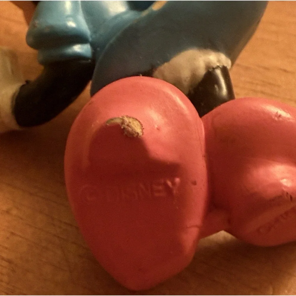 Vintage Disney Minnie Mouse‎ pink heel Blue Dress toy figure
